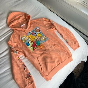 Nickelodeon Orange Kids Graphic Hoodie
